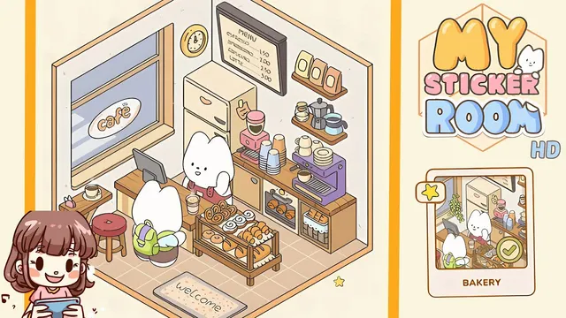My Sticker Room Level 1 - Bakery - Walkthrough and solution guide