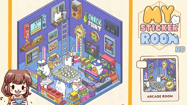 My Sticker Room Level 20 - Arcade - Walkthrough and solution guide