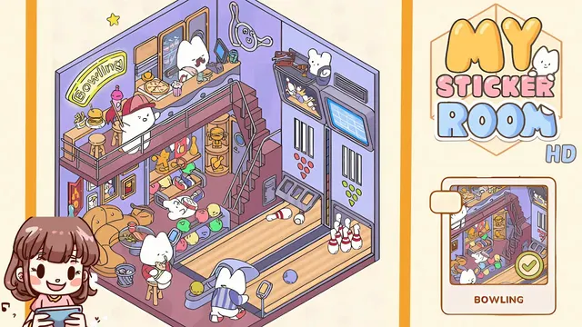 My Sticker Room Level 24 - Bowling - Walkthrough and solution guide