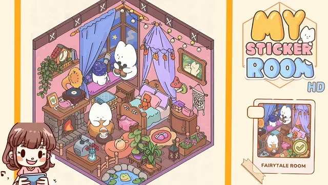 My Sticker Room Level 35 - Fairytale Room - Walkthrough and solution guide