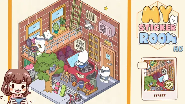 My Sticker Room Level 45 - Street - Walkthrough and solution guide