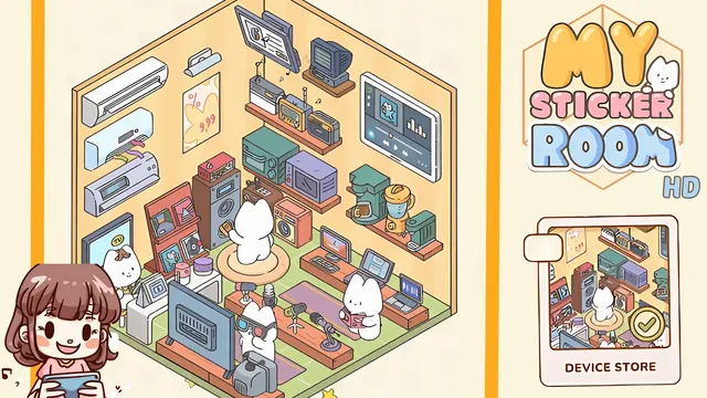 My Sticker Room Level 49 - Device Store - Walkthrough and solution guide