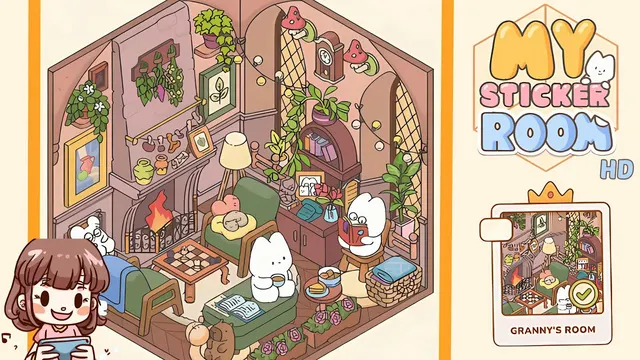 My Sticker Room Level 68 - Grannys Room - Walkthrough and solution guide