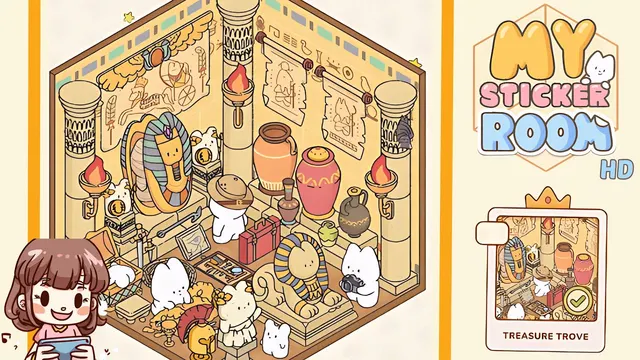 My Sticker Room Level 79 - Treasure Trove - Walkthrough and solution guide