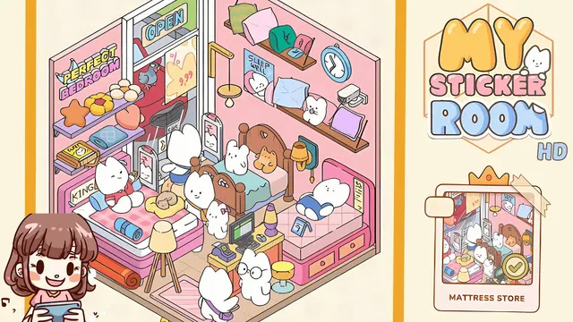 My Sticker Room Level 82 - Mattress Store - Walkthrough and solution guide
